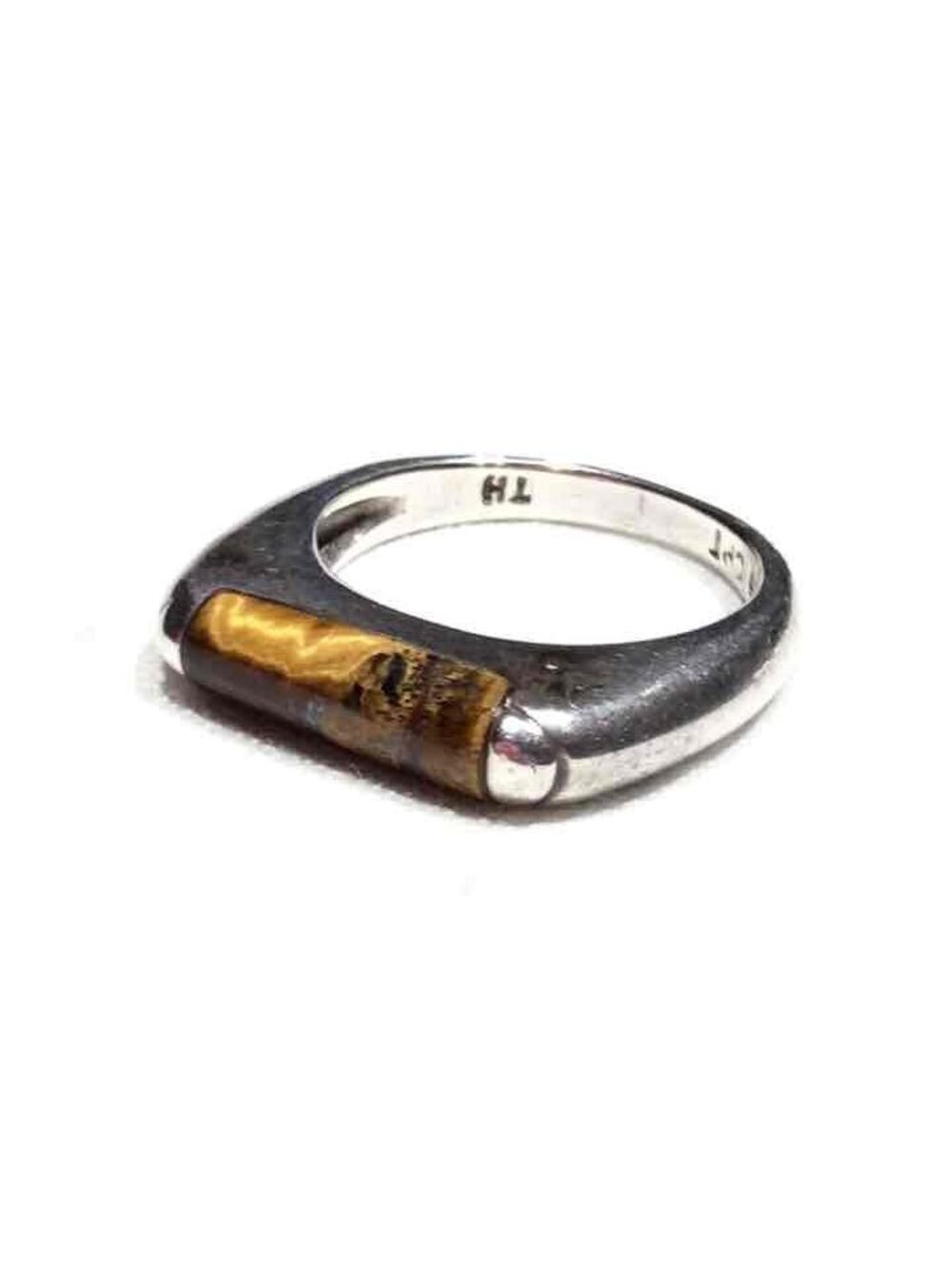 TIGER’S EYE VINTAGE STERLING RING